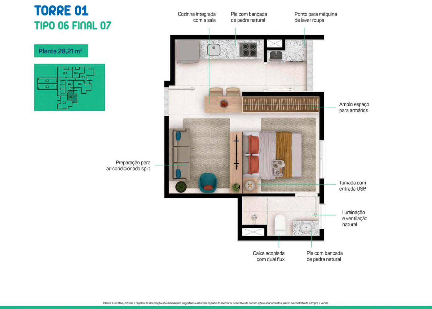Planta 28,21 m²
